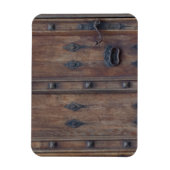 Oude Spaanse houten deur met bouten Magneet (Verticaal)
