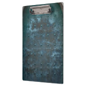 Oude Spaanse koperen beklede metalen deur Klembord (Links)