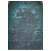 Oude Spaanse koperen beklede metalen deur Klembord (Achterkant)