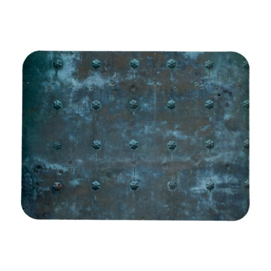 Oude Spaanse koperen beklede metalen deur Magneet (Horizontaal)