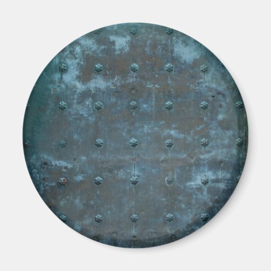 Oude Spaanse koperen beklede metalen deur Magneet (Voorkant)