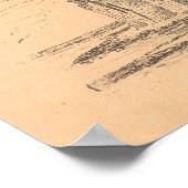 Oude Spaanse Oorlogskaart (1898) Poster (Hoek)