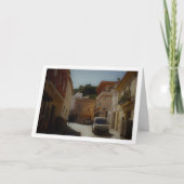 Oude Spaanse Straat in Lliria Town, Valencia Kaart (Voorkant)