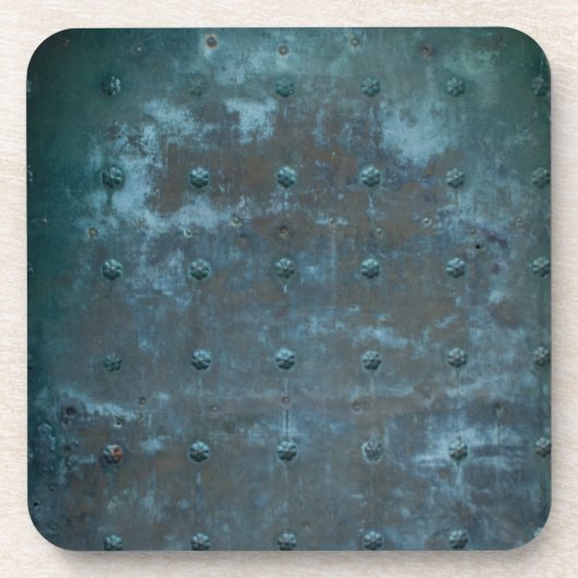 Oude Spaanse Transparante Koperdeur Drankjes Onderzetter (Voorkant)