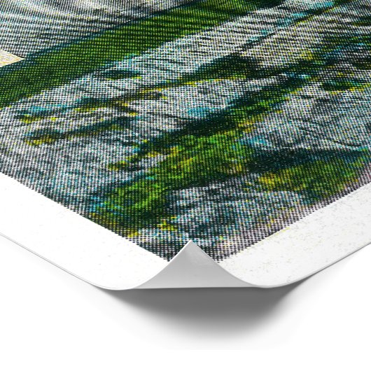 Oude Spaanse vuurtoren in Point Loma Poster (Hoek)