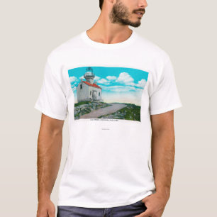 Oude Spaanse vuurtoren in Point Loma T-shirt