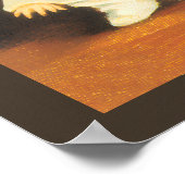 Oude spannende Halloween van Ellen Clapsaddle Poster (Hoek)