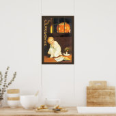 Oude spannende Halloween van Ellen Clapsaddle Poster (Keuken)