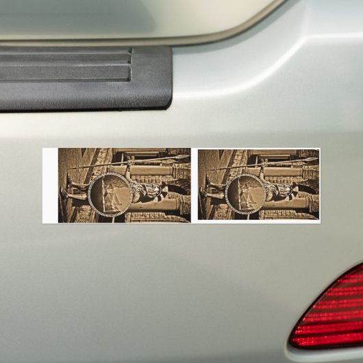 oude spartan bumpersticker (Op auto)