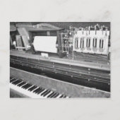 Oude speler Piano Briefkaart (Voorkant)