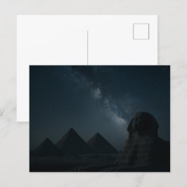 Oude Sphinx Mystique Briefkaart kunst