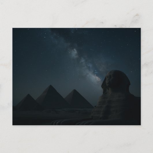 Oude Sphinx Mystique Briefkaart kunst (Voorkant)