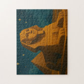 Oude Sphinx Mystique Puzzel Blauw Goud (Verticaal)