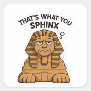 Oude Sphinx Premium Vinyl Sticker
