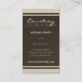 oude spiegel Antiek Dealer Visitekaartjes (Achterkant)
