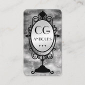 Oude Spiegel Antieke Dealer Visitekaartjes (Voorkant)