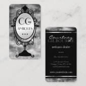 Oude Spiegel Antieke Dealer Visitekaartjes (Voorkant / Achterkant)