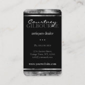 Oude Spiegel Antieke Dealer Visitekaartjes (Achterkant)