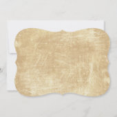 Oude spin hangend aan tak kaart (Achterkant)