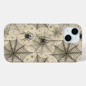 Oude spinnen en webben Halloween-patroon Case-Mate iPhone Case (Achterkant (horizontaal))