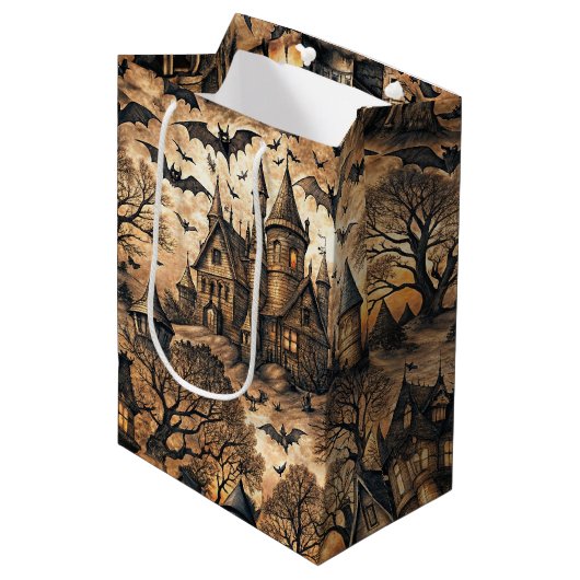 Oude Spokenhuis Medium Cadeauzakje (Voorkant Gekanteld)