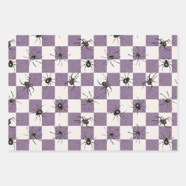 Oude Spokerige Cottagecore Halloween  Inpakpapier Vel