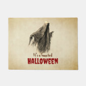 Oude spook Halloween welkom deurmat decoratie (Voorkant)