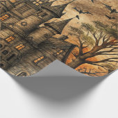 Oude spookhuis (2) cadeaupapier (Hoek)