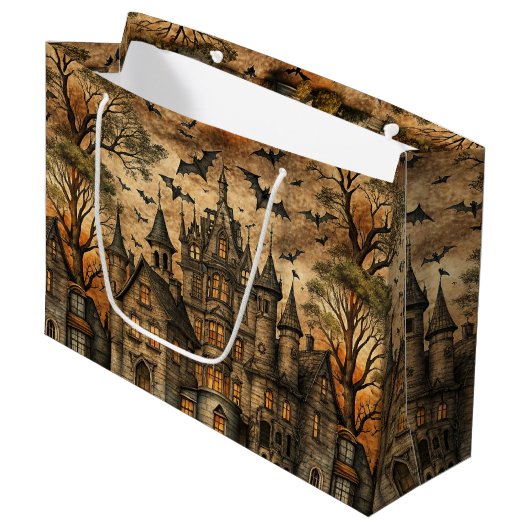 Oude spookhuis (2) groot cadeauzakje (Voorkant Gekanteld)