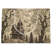 Oude spookhuis & volle maan groot cadeauzakje (Voorkant)