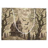 Oude spookhuis & volle maan groot cadeauzakje (Achterkant)