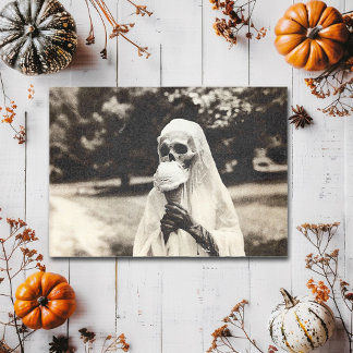 Oude spookijs-etende Geest Spoky Zomer Postc Briefkaart