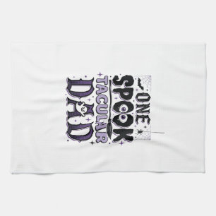 Oude Spooktacular Vader Halloween T-shirt Ontwerp_ Theedoek