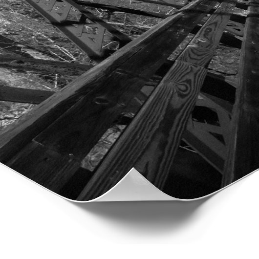 Oude Spoorbrug Poster (Hoek)