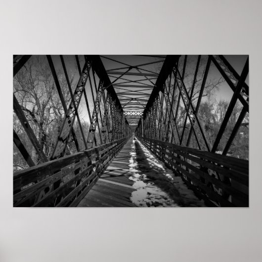 Oude Spoorbrug Poster (Voorkant)