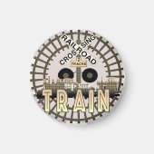 oude spoorlijn magneet (Voorkant)