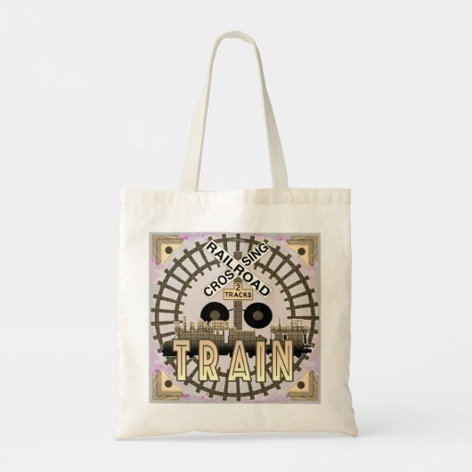 oude spoorlijn tote bag (Achterkant)