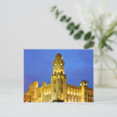 Oude spoorwegstation briefkaart (Staand voorkant)