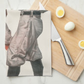 Oude sport honkbalspelers theedoek (Quarter Fold)