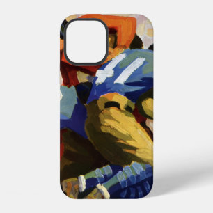 Oude sport, voetballers in een wedstrijd iPhone 12 hoesje