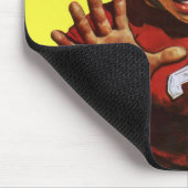 Oude sport voetbalspeler running back nr. 31 muismat (Hoek)