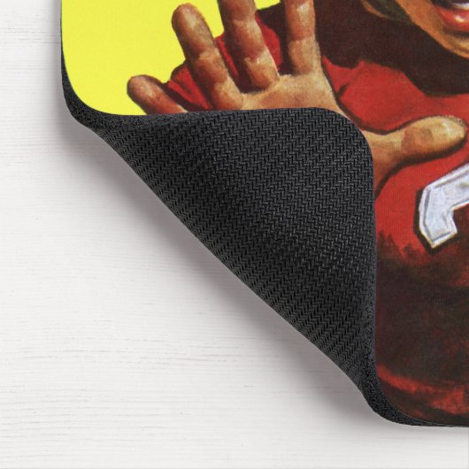 Oude sport voetbalspeler running back nr. 31 muismat (Hoek)