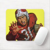 Oude sport voetbalspeler running back nr. 31 muismat (Met muis)