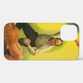 Oude sportboksen Scheidsrechter met bokser Knockou Case-Mate iPhone Case (Achterkant (horizontaal))
