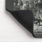 Oude sporten, Victoriaanse honkbalteams voor vrouw Muismat (Hoek)