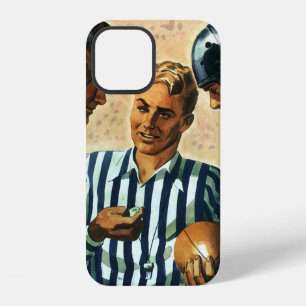 Oude sporten, voetbal scheidsrechter munt toss iPhone 12 hoesje