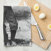 Oude sportfoto, Boston-honkbalspeler Theedoek (Quarter Fold)