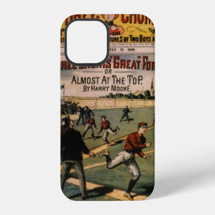 Oude sporthonkbaltijdschriftcover Three Chums Maga iPhone 12 Hoesje