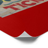 Oude sportvisserij-bord. poster (Hoek)