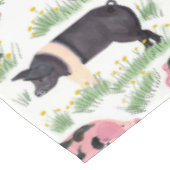 Oude spot varkensdeken tafelkleed (Gekanteld)